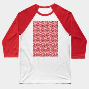 Circle Pattern Baseball T-Shirt